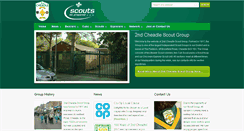 Desktop Screenshot of 2ndcheadlescoutgroup.co.uk