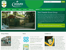 Tablet Screenshot of 2ndcheadlescoutgroup.co.uk